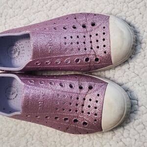 Natives Girls Purple Slip-On Shoes